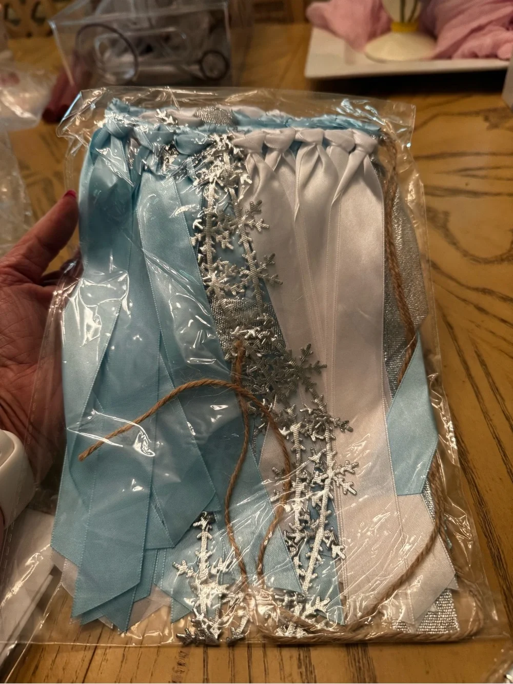 Winter “One”Derland Blue & Silver Party Decorations Kit/Elsa/Frozen